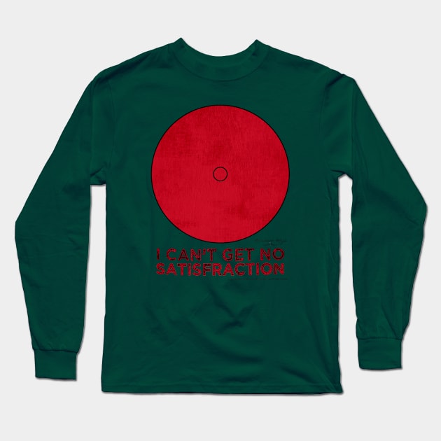 No Satisfraction • Montessori Method • Red Fraction Circle Long Sleeve T-Shirt by The MKE Rhine Maiden